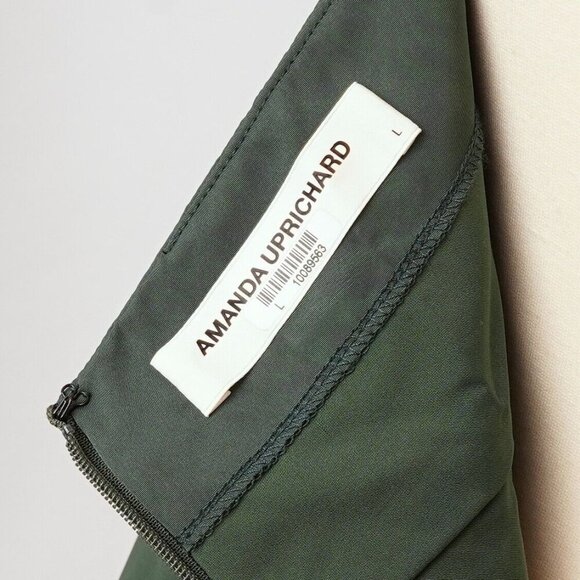 Amanda Uprichard Laconia Mini Dress in Cypress Green - L - EUC - Picture 5 of 9